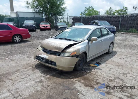 2008 Honda Civic Lx from USA, damaged, VIN 1HGFA16588L012179